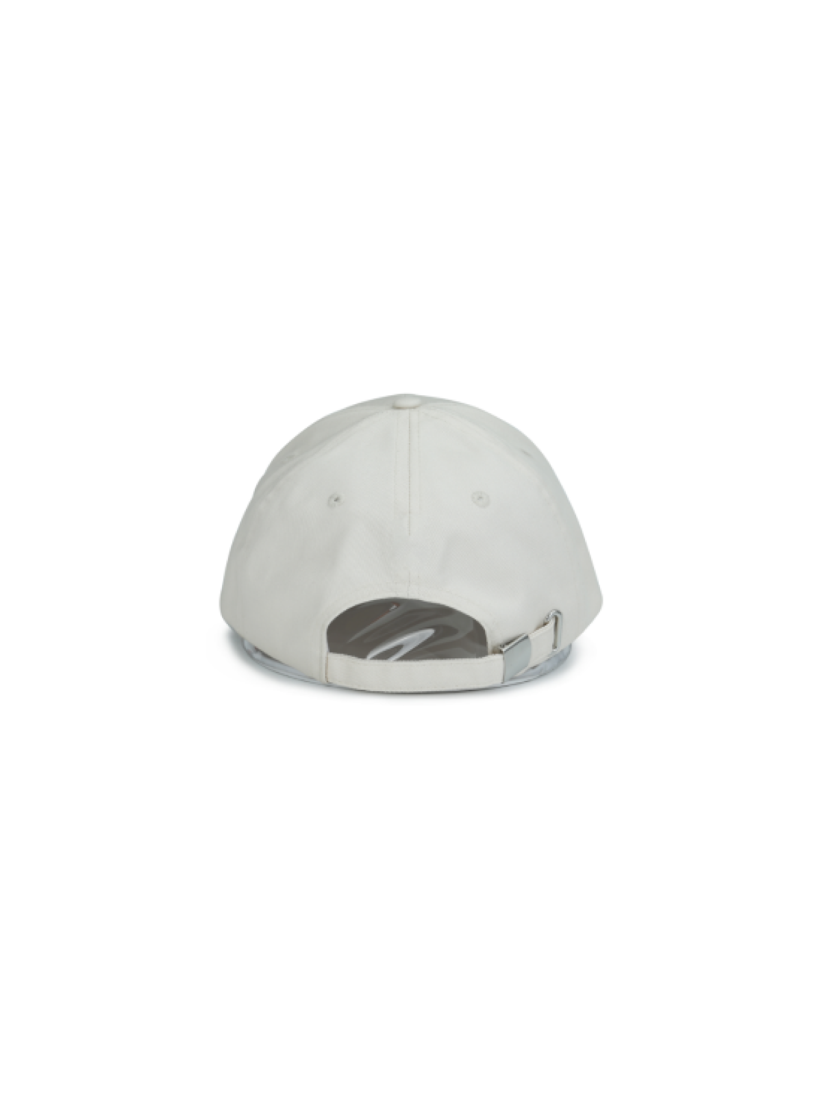 Back view of tan B-Cups Coffee logo hat with proceeds from sales of the hat going towards breast cancer awareness